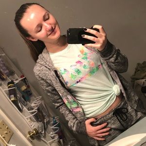 🌺 Floral Victoria’s Secret PINK jumpsuit set